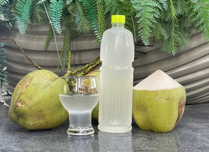 Green Coconut with meat - Bottled