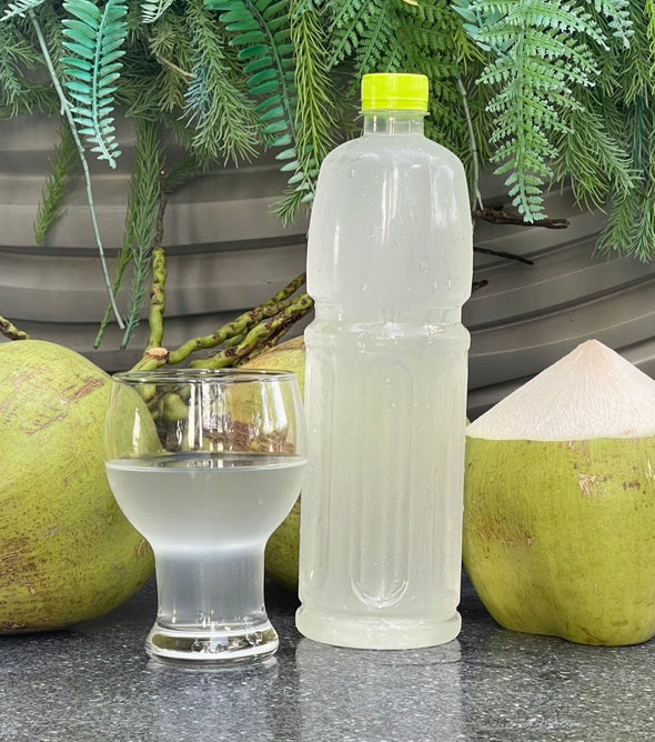 Green Coconut with meat - Bottled