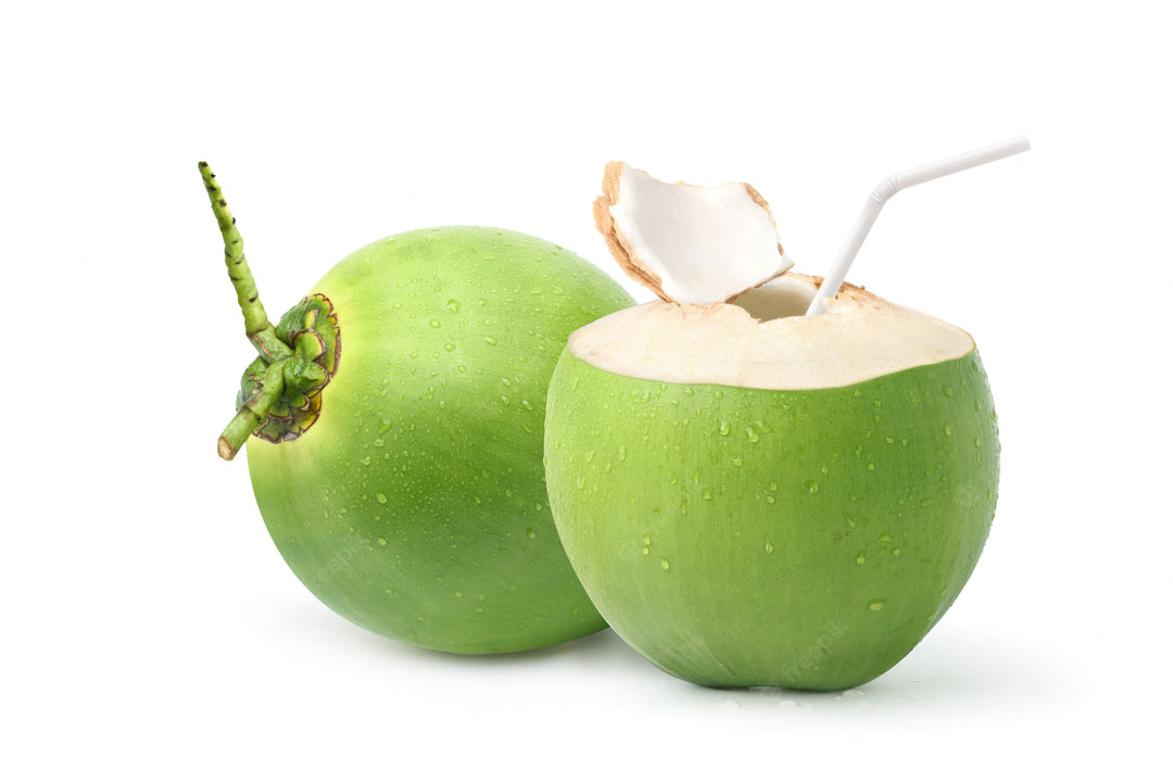 Green Coconut with meat - Bottled