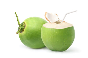 Green Coconut with meat - Bottled